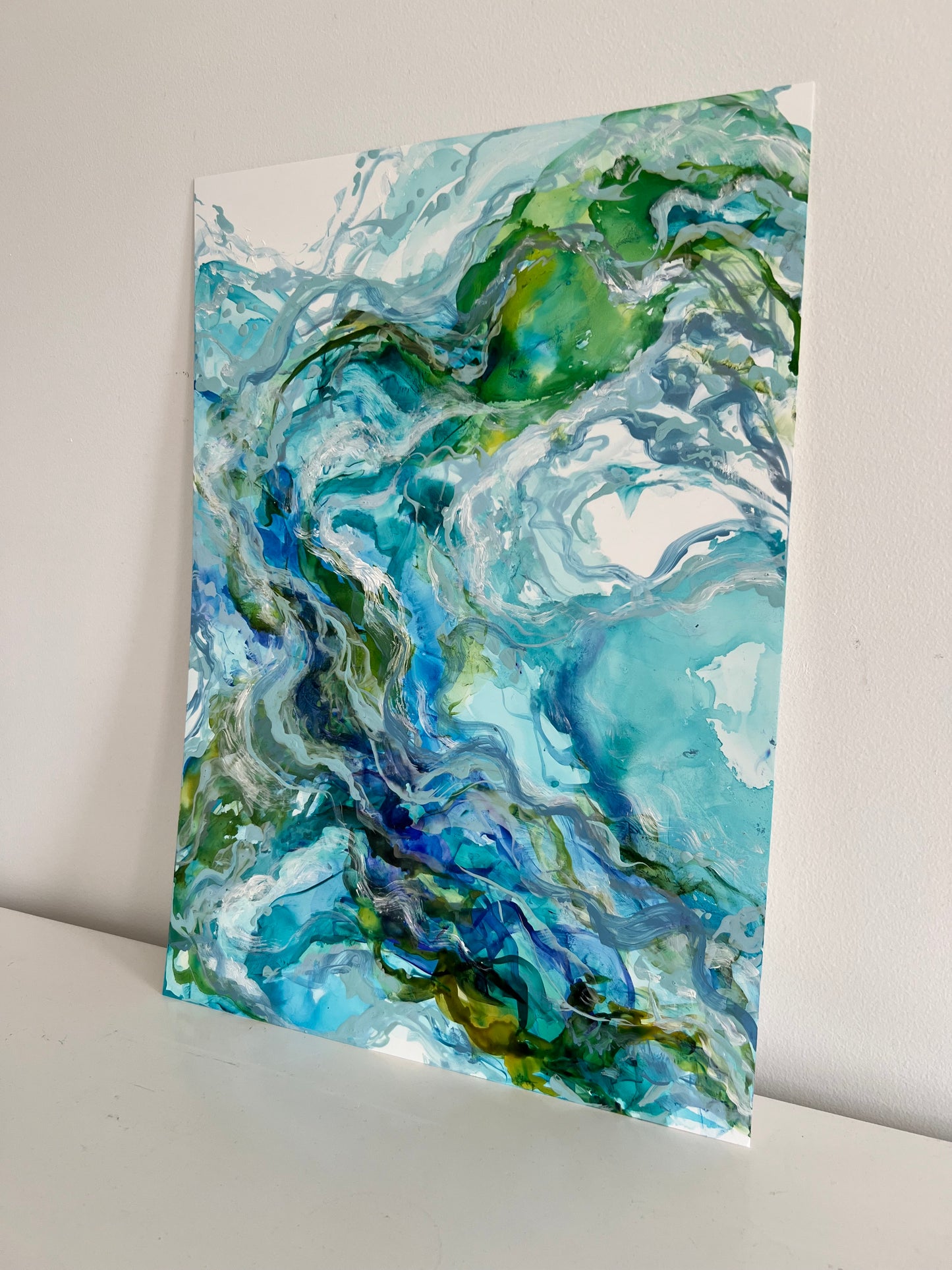 SOLD ‘Flowing Ocean’ 42cm x 30cm
