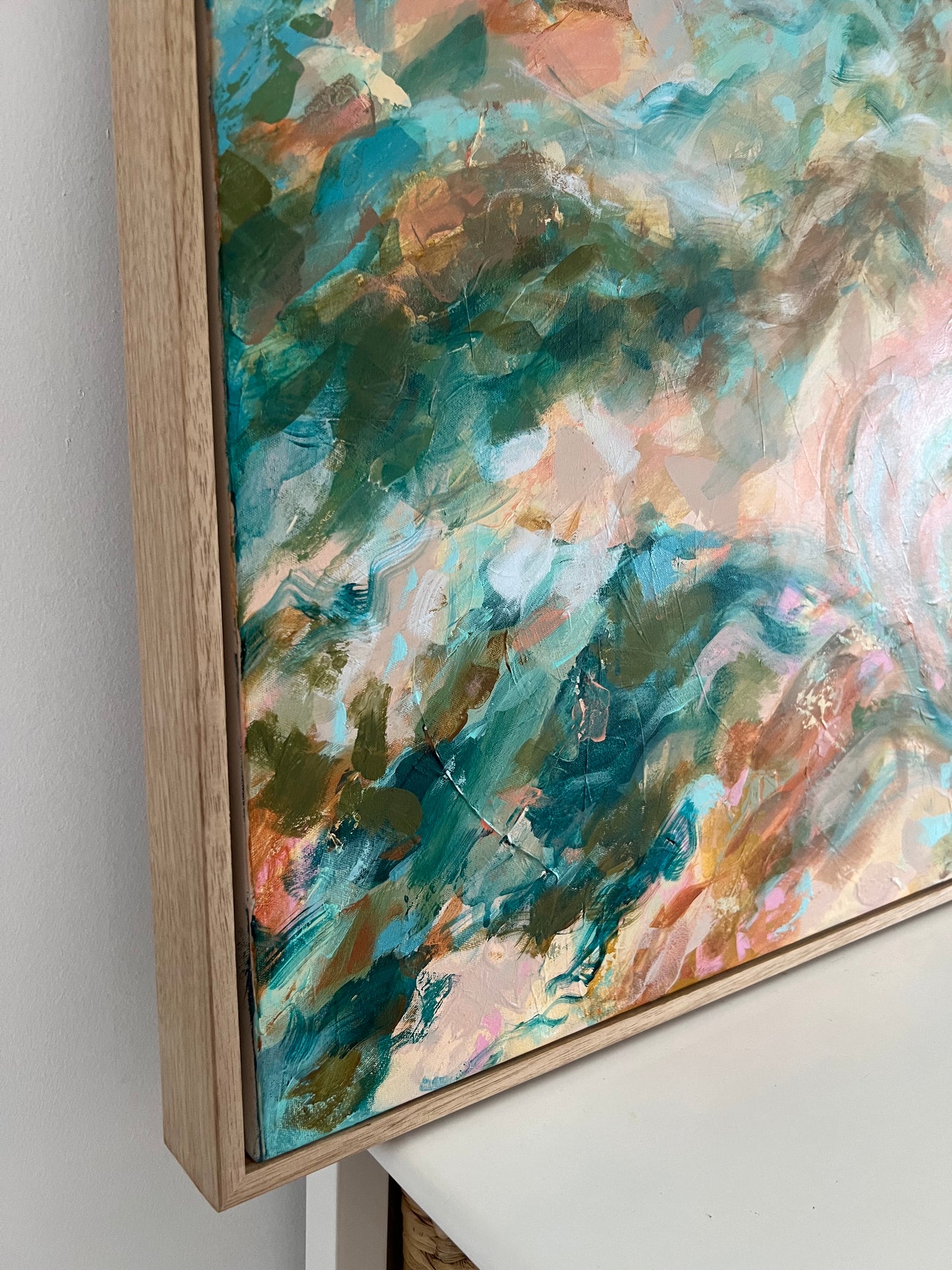 SOLD ‘Closer to the Sun’ 83cm x 83cm